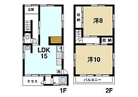 奈良市三碓1丁目戸建  ｜ 奈良県奈良市三碓1丁目（賃貸一戸建2LDK・--・76.42㎡） その2