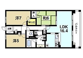 ローレルスクエア白庭台3番館  ｜ 奈良県生駒市白庭台5丁目（賃貸マンション3LDK・8階・83.90㎡） その2