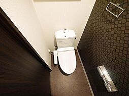 ゆったりとした空間のトイレです