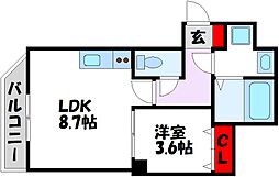 間取図画像 1LDK