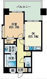 高口箔屋ビル 1DKの間取図画像
