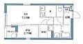 サニークレスト西新4階9.0万円