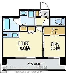 LexusGarden箱崎タワーズEAST 3LDKの間取図画像