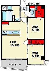 物件の間取り