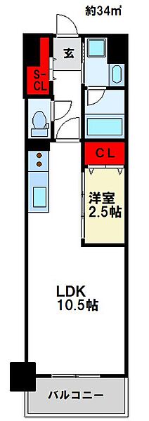 LIFEFIELD銀天町 703｜福岡県福岡市博多区銀天町２丁目(賃貸マンション1LDK・7階・34.00㎡)の写真 その2