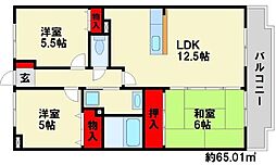 コンダクトヴィレッジ春日南 6階