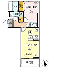 シエル原田 1階/101