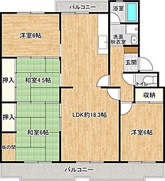 奈多団地7棟506号 5階