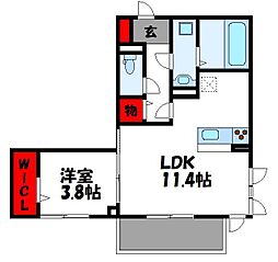 JR鹿児島本線 ししぶ駅 徒歩7分 2階/-