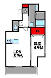 ウインステージ箱崎II 4階