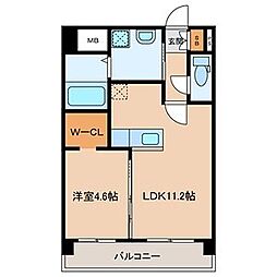 WISTERIA SUITE 1LDKの間取図画像