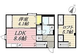 ポラリス箱崎5 1LDKの間取図画像