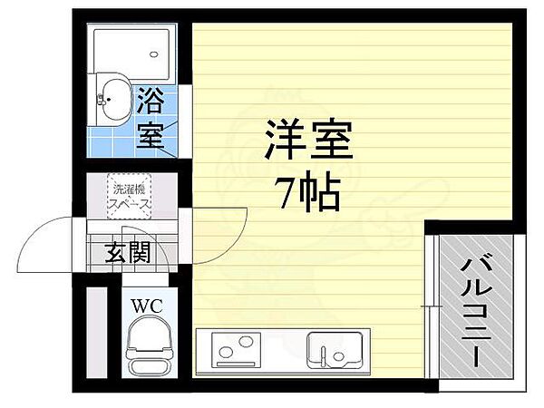 兵庫県神戸市兵庫区上三条町(賃貸マンション1R・5階・22.40㎡)の写真 その2