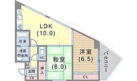 シェ・ラ・三川口 202 ｜ 兵庫県神戸市兵庫区三川口町３丁目3番13号（賃貸マンション2LDK・2階・53.00㎡） その2