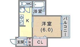 兵庫県神戸市兵庫区馬場町2番27号（賃貸アパート1K・2階・23.00㎡） その2