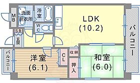 兵庫県神戸市兵庫区松本通３丁目1番8号（賃貸マンション2LDK・1階・50.53㎡） その2