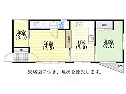 大西ビル 3DKの間取図画像