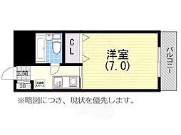 HillValley妙法寺 1Kの間取図画像