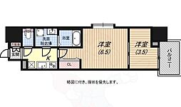 ユニバーサルビル 2Kの間取図画像
