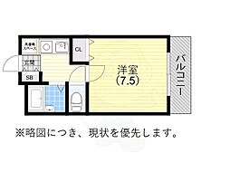 センチュリー21兵庫 1Kの間取図画像