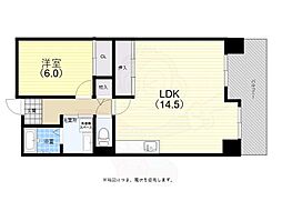 入江住宅 1LDKの間取図画像