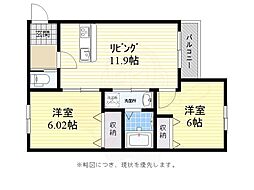 プレジール高取山町A棟 1階/-