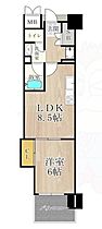 大阪府大阪市中央区瓦屋町３丁目10番1号（賃貸マンション1LDK・4階・34.97㎡） その2