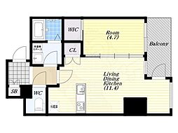 フォルトナート扇町 14階