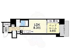 BPRレジデンス大阪本町Q 6階/-