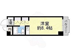 セイワパレス福島 ワンルームの間取図画像
