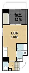 PARKHILLS都島Noble 1LDKの間取図画像