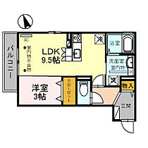 ゼフィール 302 ｜ 石川県河北郡津幡町字清水（賃貸アパート1LDK・3階・34.76㎡） その2