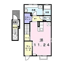 ユ・クラルテ 203 ｜ 石川県金沢市北町丁（賃貸アパート1R・2階・40.25㎡） その2