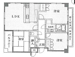 間取図画像 3LDK