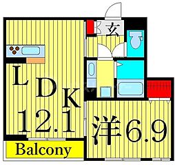 間取図画像 1LDK