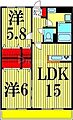 TRINITY3階13.4万円