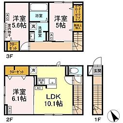 間取図画像 3LDK