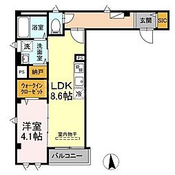 間取図画像 1LDK