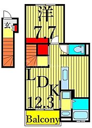 間取図画像 1LDK