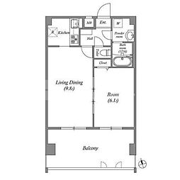 間取図画像 1LDK
