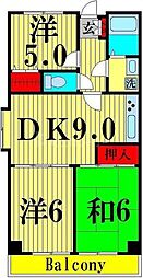 間取図画像 3DK
