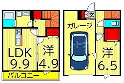 MER五番館 2LDKの間取図画像