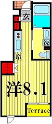 WINDINGROADB ワンルームの間取図画像
