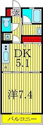 GRACECOURT3 1DKの間取図画像