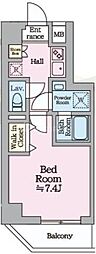 HY's KAMEARI 1Kの間取図画像