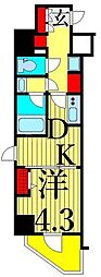 ラフィスタ北綾瀬 1DKの間取図画像
