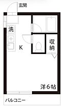 第二鈴鹿コーポ 20D ｜ 東京都福生市牛浜（賃貸アパート1R・2階・19.87㎡） その2