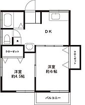 いさみハイツ  ｜ 東京都福生市大字熊川（賃貸アパート2DK・2階・37.67㎡） その2