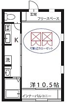 サンハイム牛浜  ｜ 東京都福生市大字熊川（賃貸アパート1K・2階・33.75㎡） その2