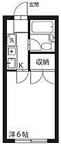 つばめハイツ  ｜ 東京都福生市牛浜（賃貸アパート1K・2階・17.39㎡） その2